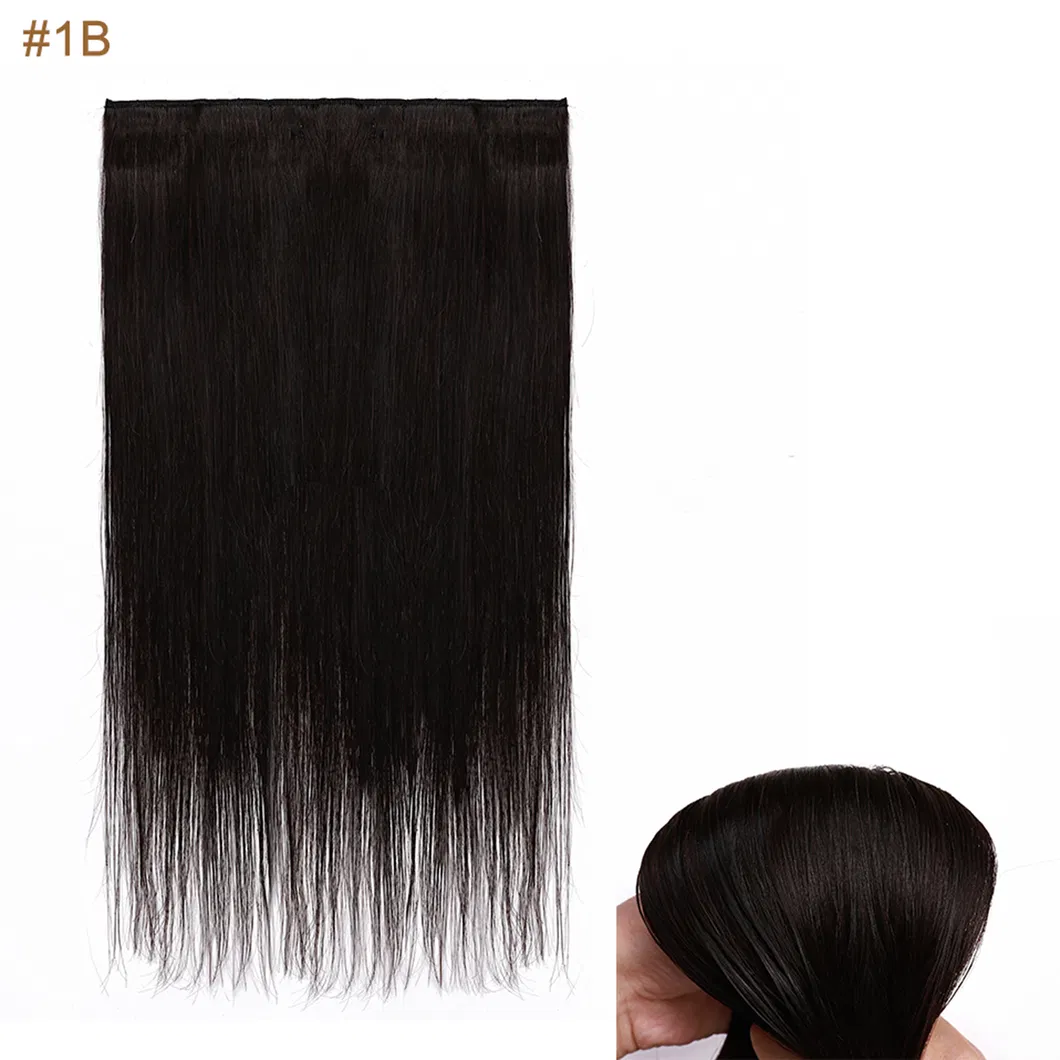 10-24 Remy Human Hair Clip in Straight Clip in Human Hair Extensions Around Head Hair Extensions Multi Color 18 Inches