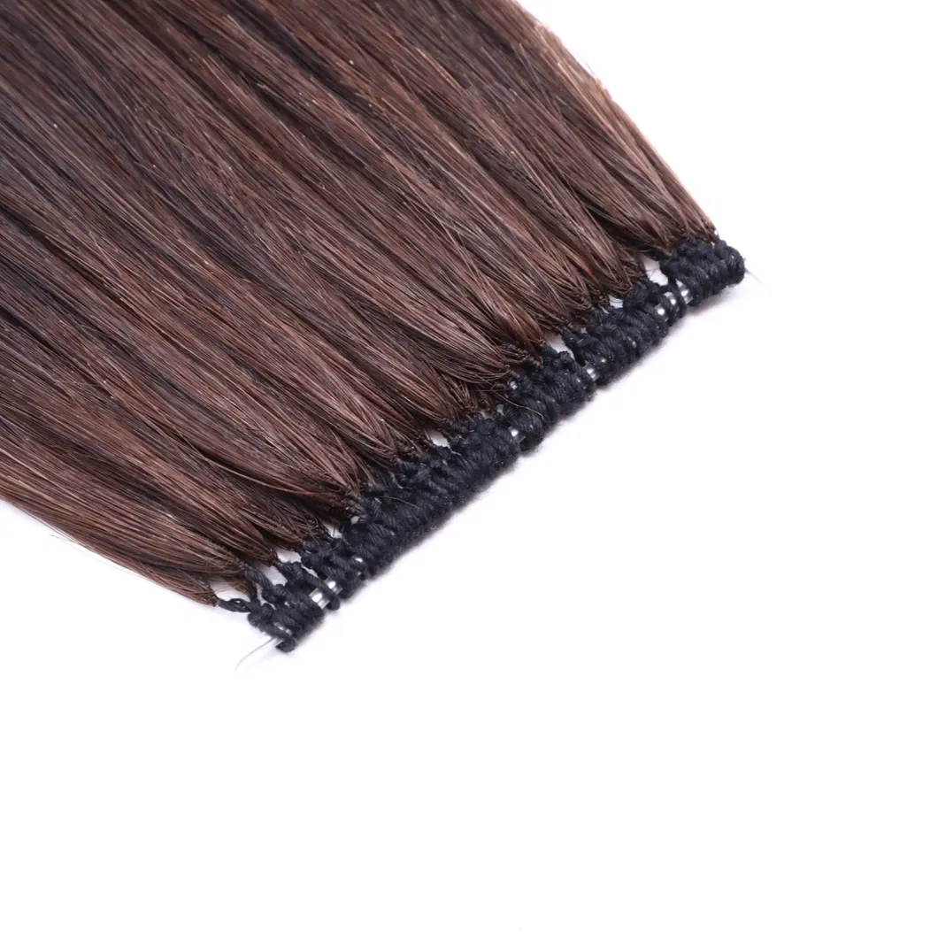 100% Human Virgin Hair, Cheap Price and Top Quality 18inch Human Hair Feather Hair Extension