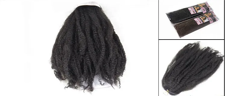 100% Kanekalon Fiber Afro Kinky Twist X Pression Braid Synthetic Hair Extension Lbh 061