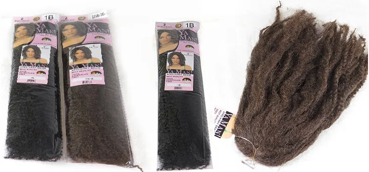 100% Kanekalon Fiber Afro Kinky Twist X Pression Braid Synthetic Hair Extension Lbh 061