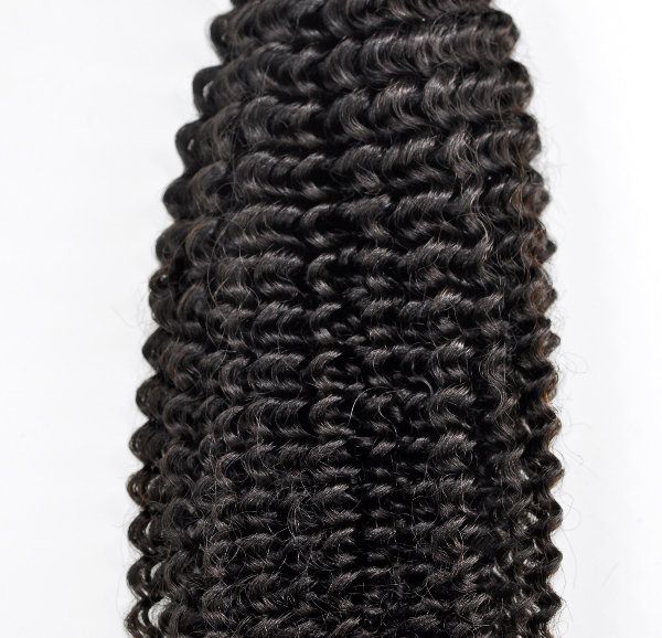 100% Kinky Curly Chinese Unprocessed Virgin Human Hair Extensions (Bleach Blonde) with 3 Years Lifetime