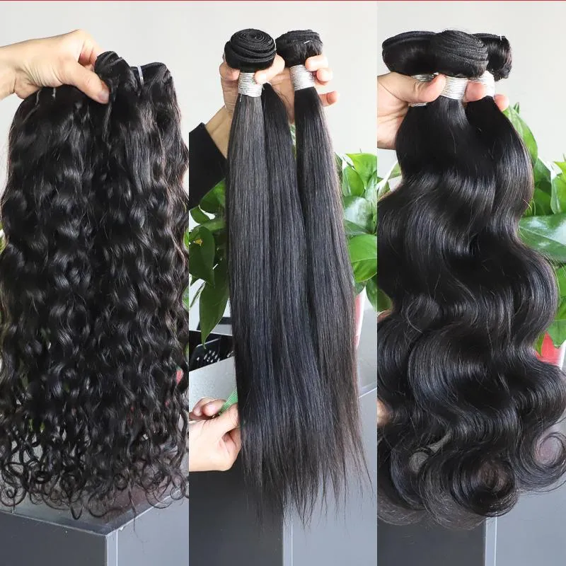 100% Virgin Human Hair Cuticle Aligned Raw Hair Long Inch Silke Smooth Straight