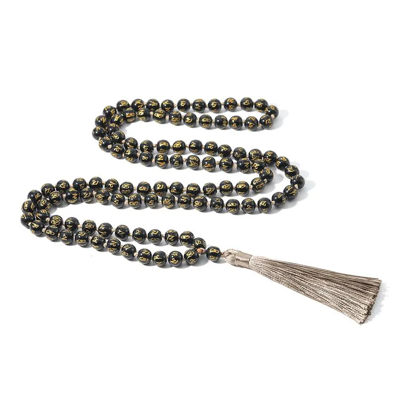 108 Gemstone Amazonite Beads Necklace