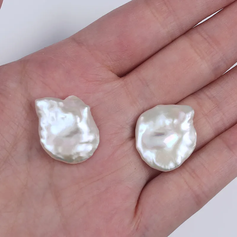 17-18mm Keshi Pearl Bead in Pairs
