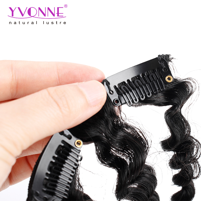 18 Clip Brazilian Kinky Curly Clip in Human Hair Extensions Virgin Hair Natural Color 120g/Set