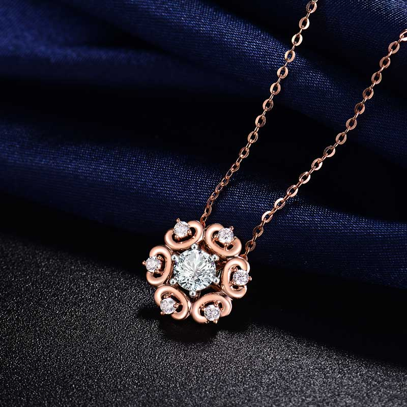 18K Gold Diamond Pendants and Charms Sold by Jewelry Necklace Factory
