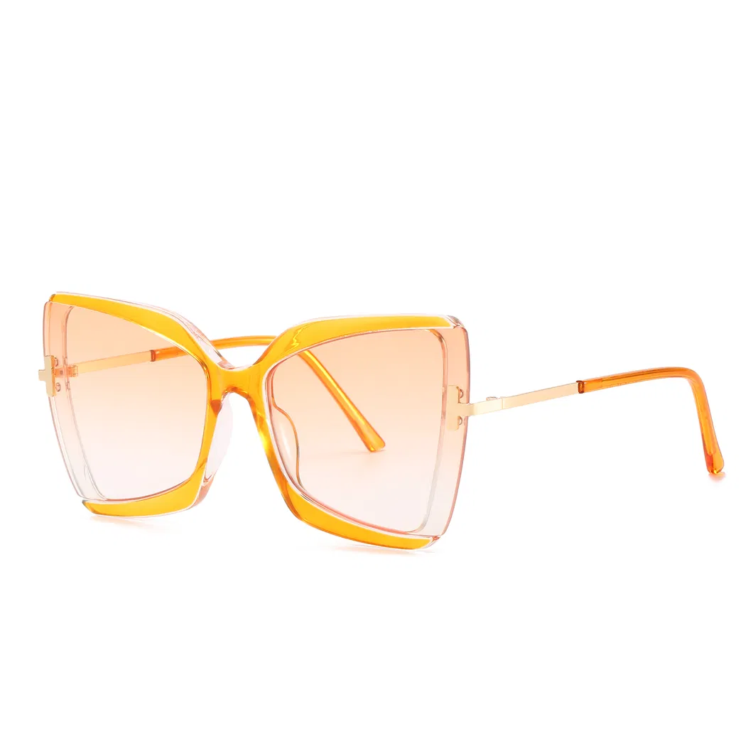 2020 No MOQ Cateye Fashion Women Sunglasses with Ocean Lens