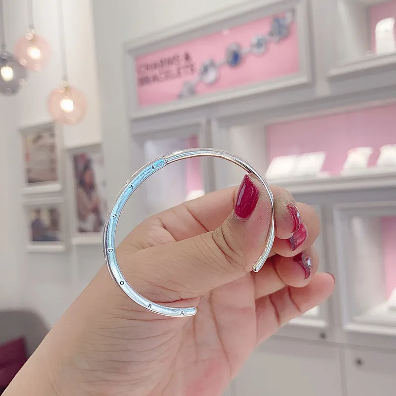 2021 Hot Sale Jewelry for Women Fit Original Pulseras Plata Bangle DIY Charms 100% 925 Sterling Silver Beads Bracelets2021 Hot Sale Jewelry for Women