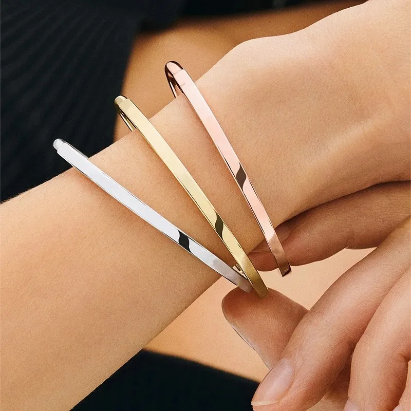 2021 Hot Sale Jewelry for Women Fit Original Pulseras Plata Bangle DIY Charms 100% 925 Sterling Silver Beads Bracelets2021 Hot Sale Jewelry for Women