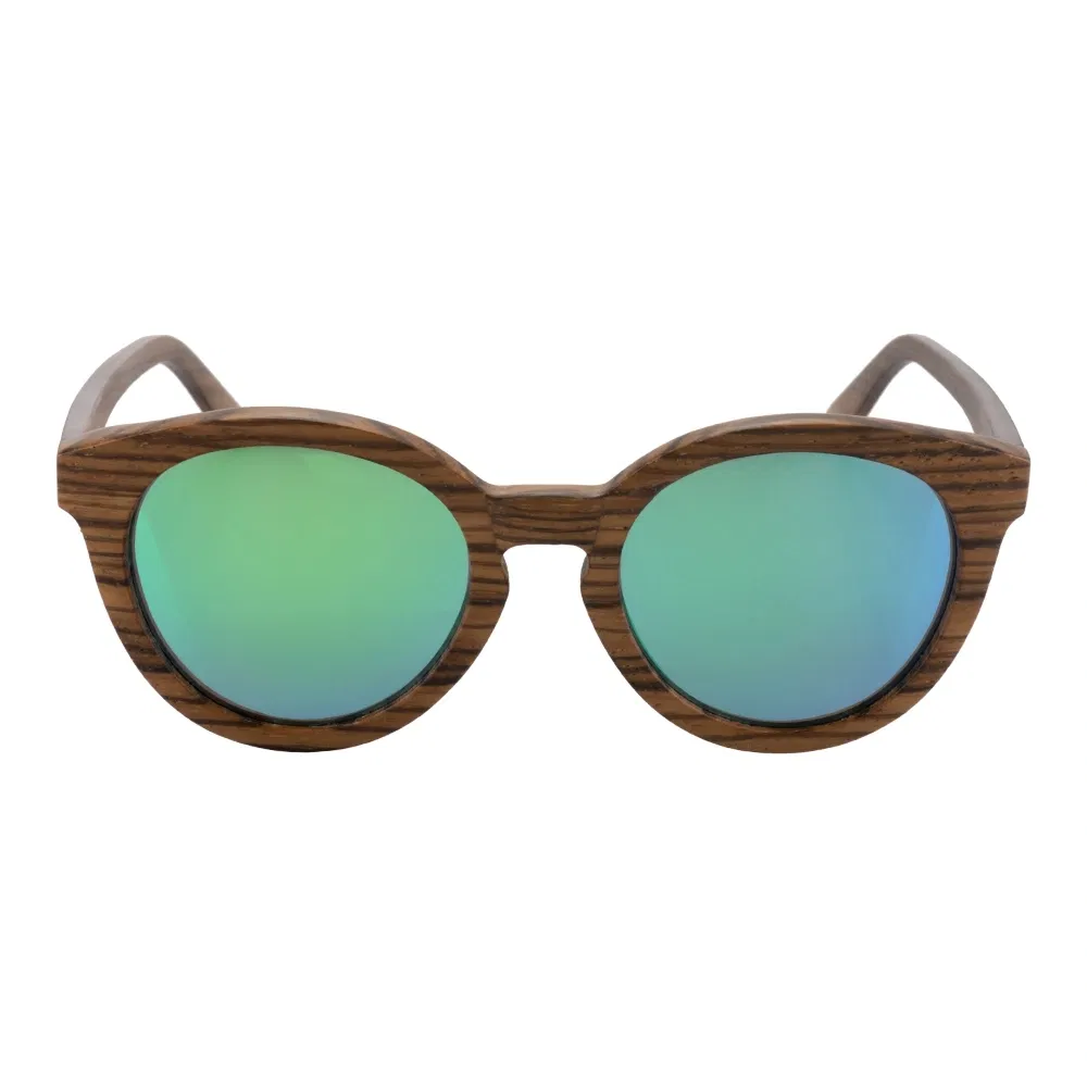2021 New Arrival Fashion and Sport New Design Promotional Custom Logo Trendy Polarized Wooden Sunglasses