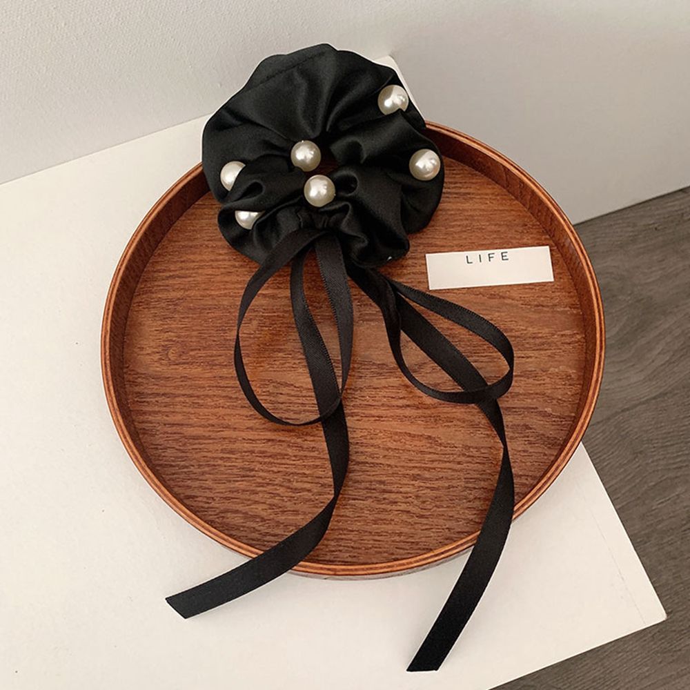 2021 New Korean Style Ribbon Tie Head Rope Bow Hair Tie