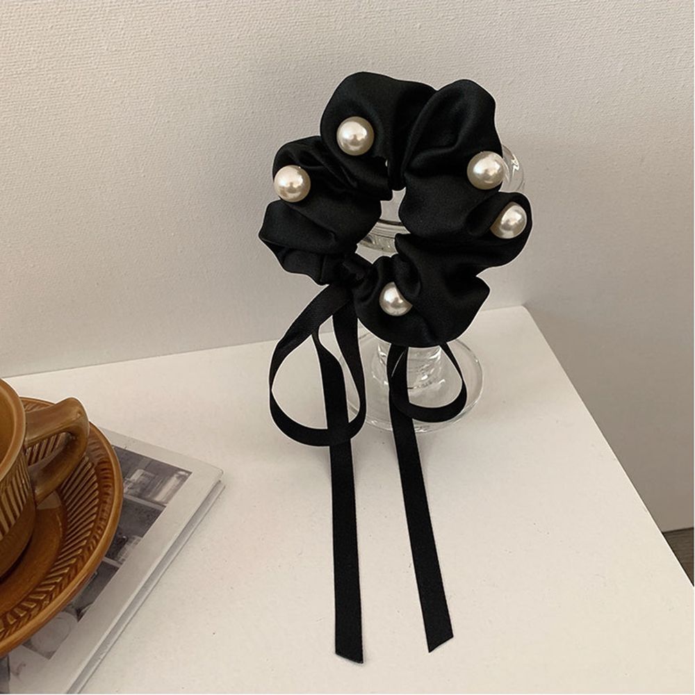 2021 New Korean Style Ribbon Tie Head Rope Bow Hair Tie