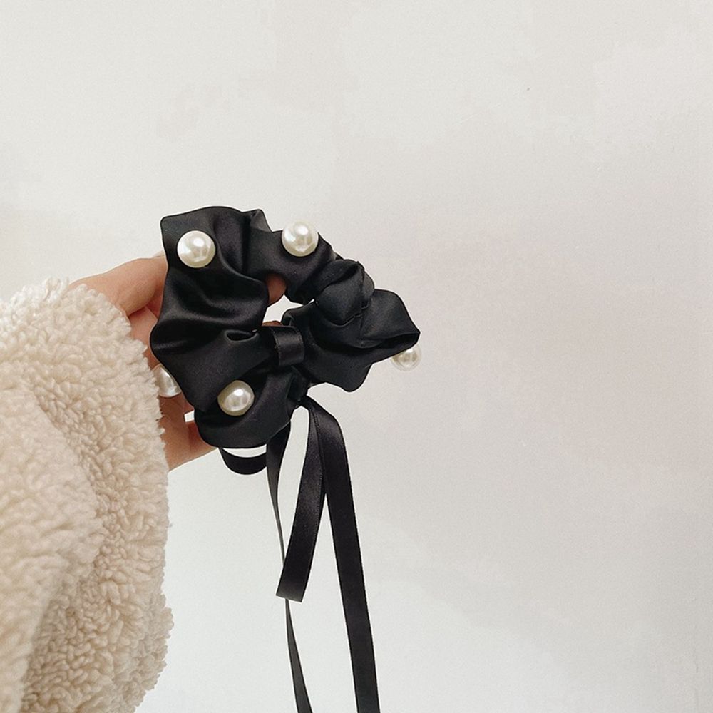2021 New Korean Style Ribbon Tie Head Rope Bow Hair Tie