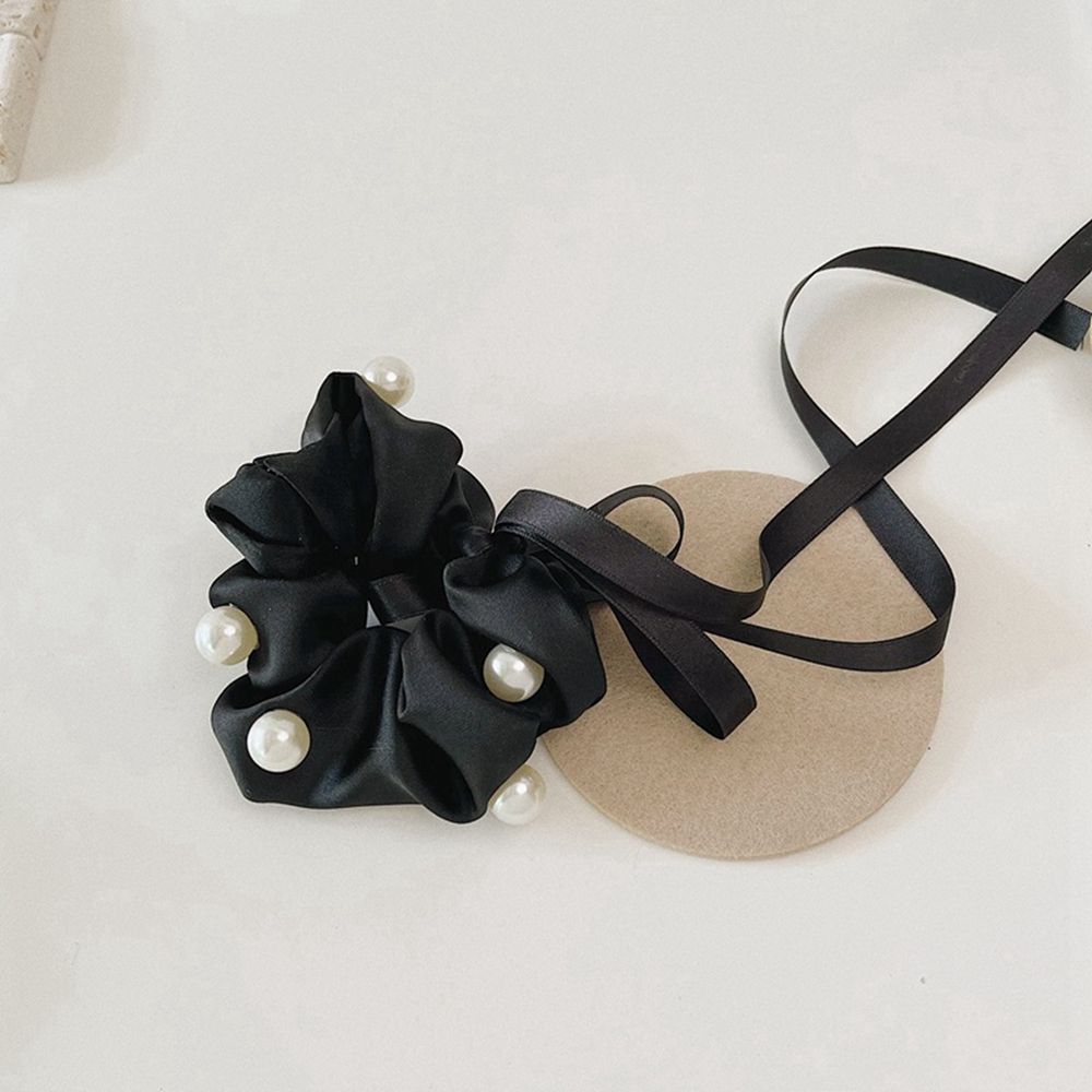 2021 New Korean Style Ribbon Tie Head Rope Bow Hair Tie