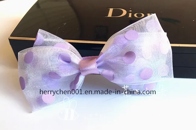 4" Grosgrain Hair Flower with 4.5cm Clip, No. 17015