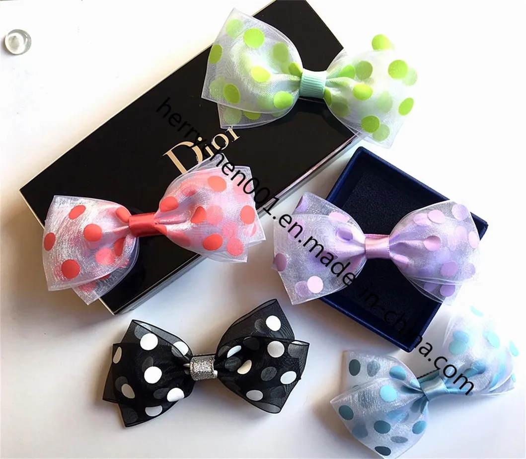 4" Grosgrain Hair Flower with 4.5cm Clip, No. 17015