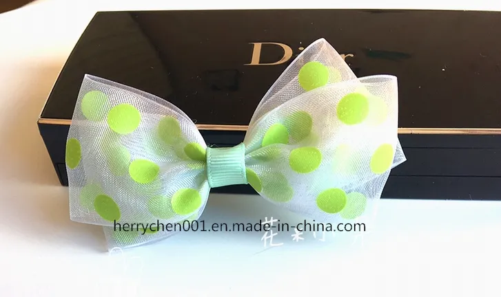4" Grosgrain Hair Flower with 4.5cm Clip, No. 17015