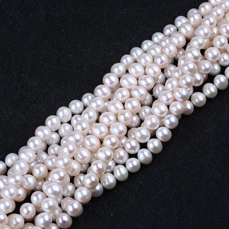 5-6mm Potato Shape Freshwater Pearl Strand