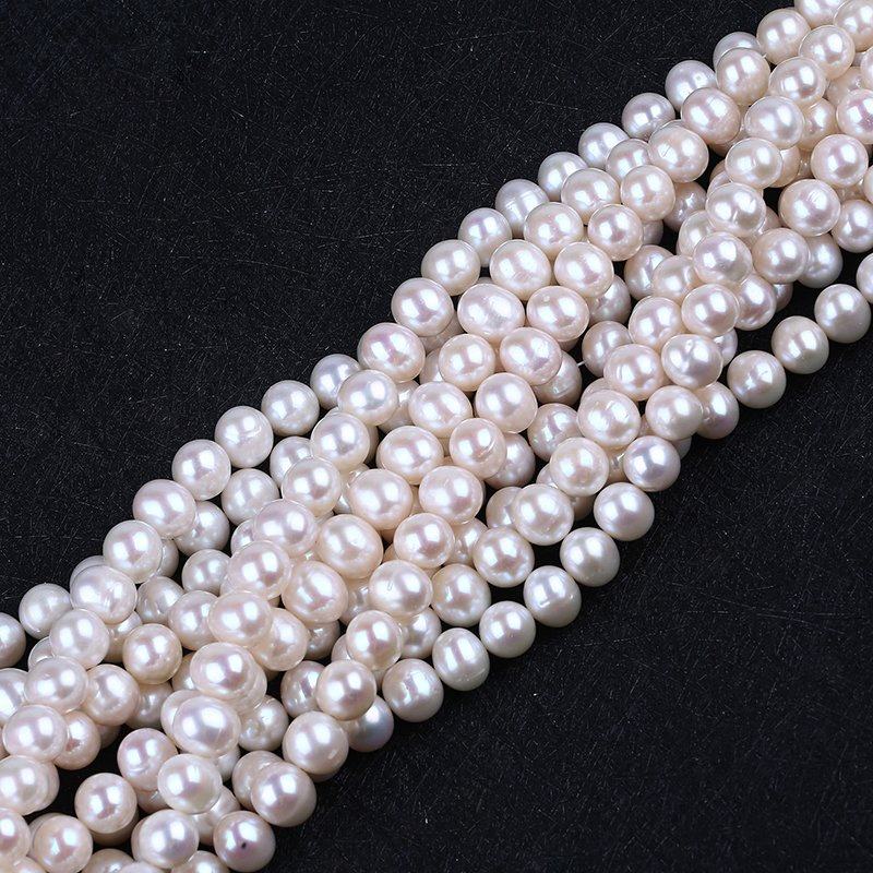 5-6mm Potato Shape Freshwater Pearl Strand