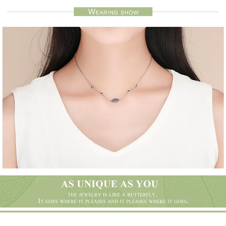 925 Sterling Silver Jewelry Guardian Lucky Eye Necklaces