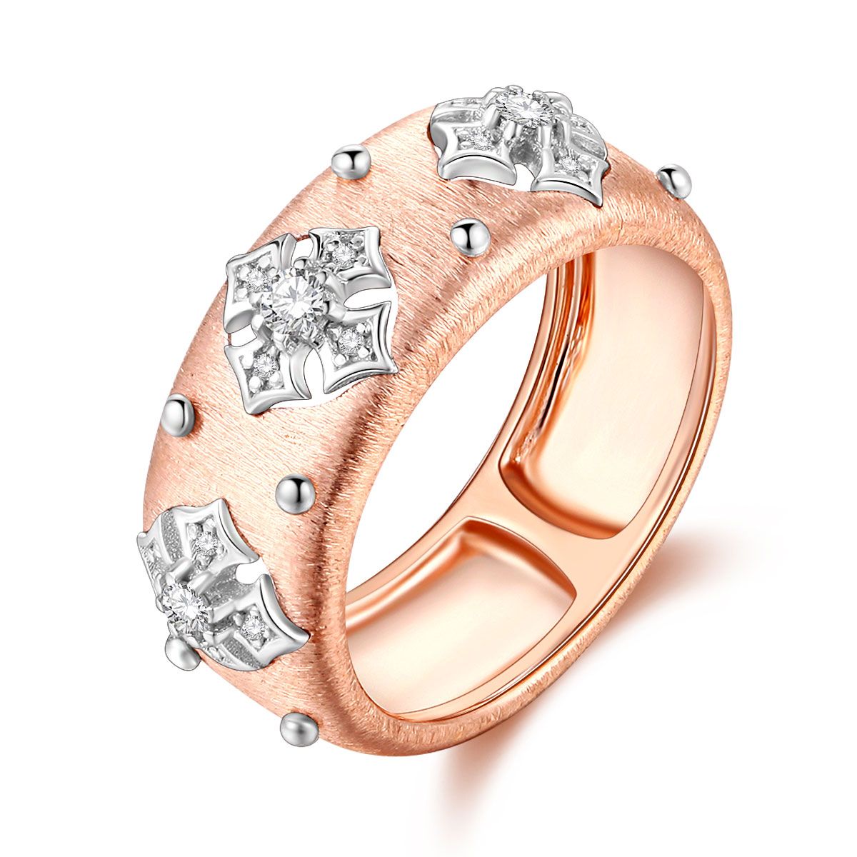 9K Gold Hand Made Diamond Bangle