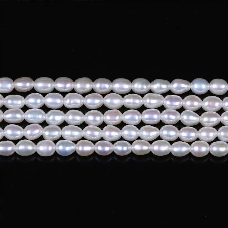 AAA 8-9mm Rice Freshwater Pearl Loose Beads for Making Necklace