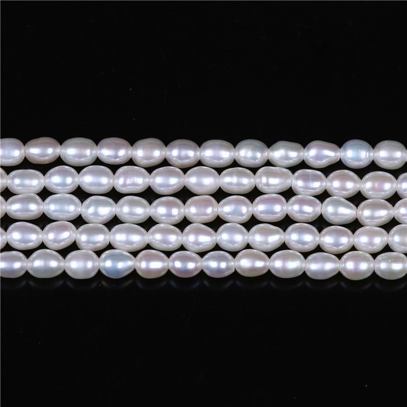 AAA 8-9mm Rice Freshwater Pearl Loose Beads for Making Necklace
