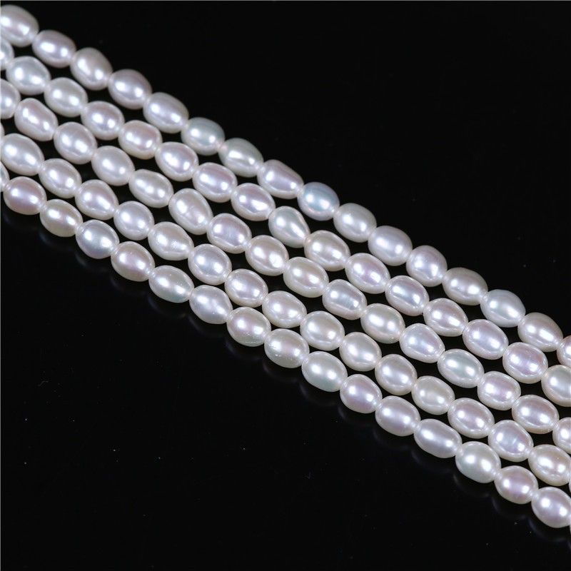 AAA 8-9mm Rice Freshwater Pearl Loose Beads for Making Necklace