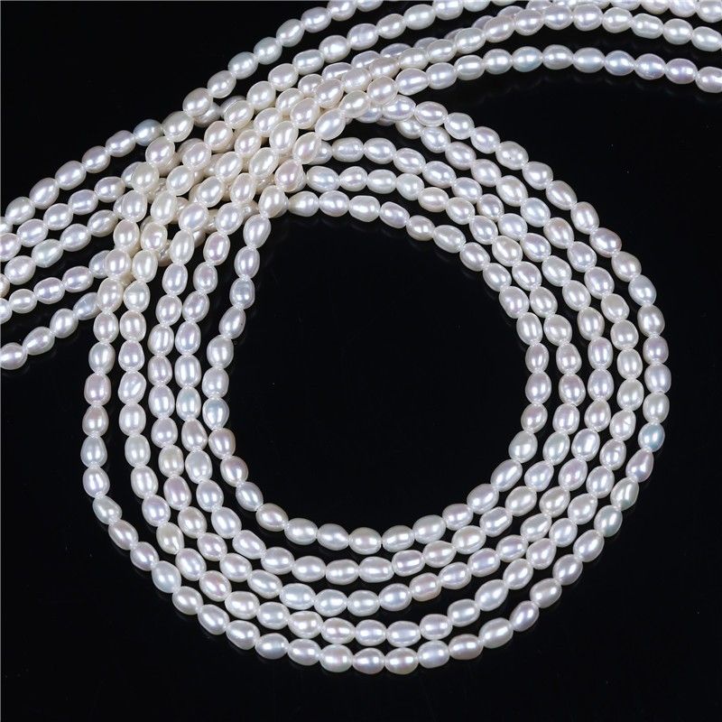 AAA 8-9mm Rice Freshwater Pearl Loose Beads for Making Necklace