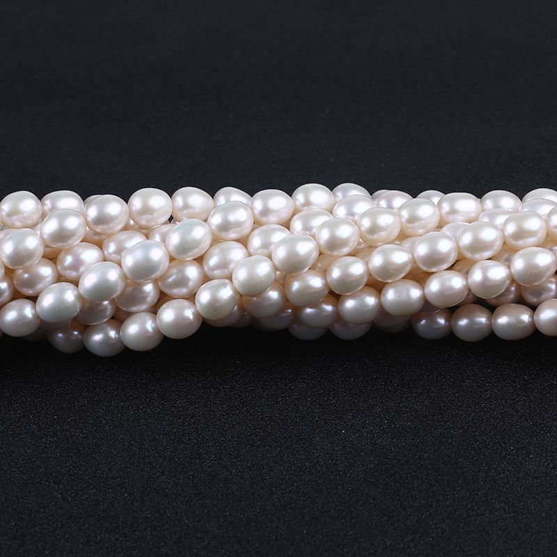 AAA 8-9mm Rice Freshwater Pearl Loose Beads for Making Necklace