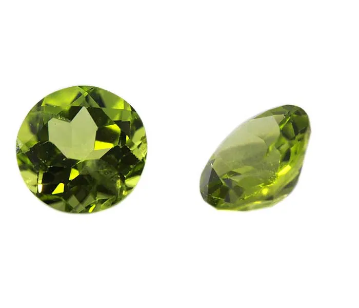 Advanced Machine Cut Bright Olive Cubic Zirconia for Jewelry Set