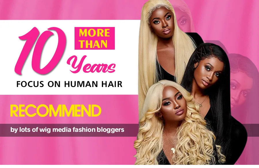 Angelbella 100% Human Hair Weaving Ombre Deep Curly Super Double Drawn Hair Bundles Weave