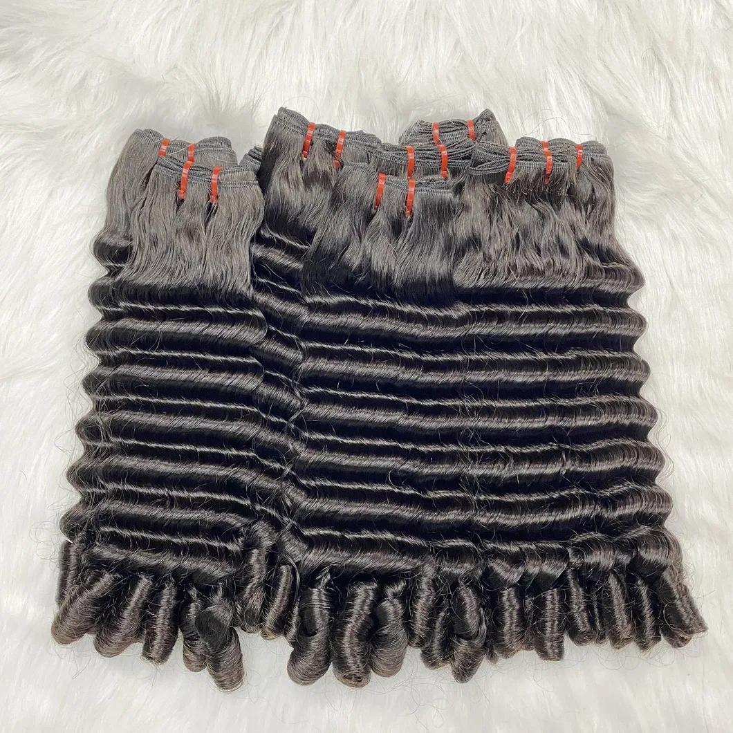 Angelbella Hot Sale Human Hair Loose Deep Funmi Hair Weave Bundles for Black Women