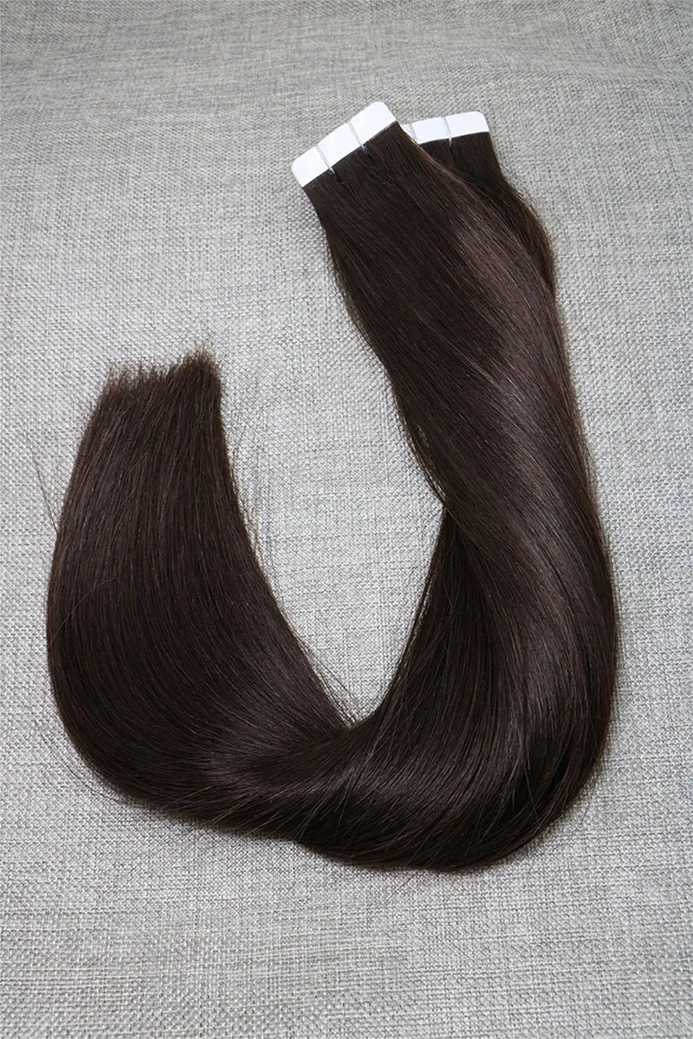 Aviva Virgin Human Hair Tape in Human Hair Extension 16inch Silky Straight Weaving