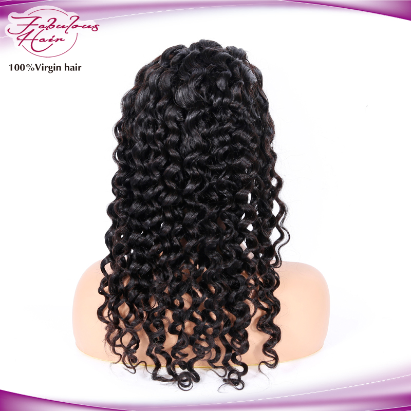 Best Quality Human Hair Supplier 180% Density Deep Wave Hair Wigs