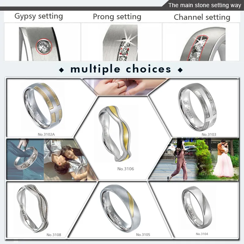 Bijoux Imitation Jewelry Wedding Rings