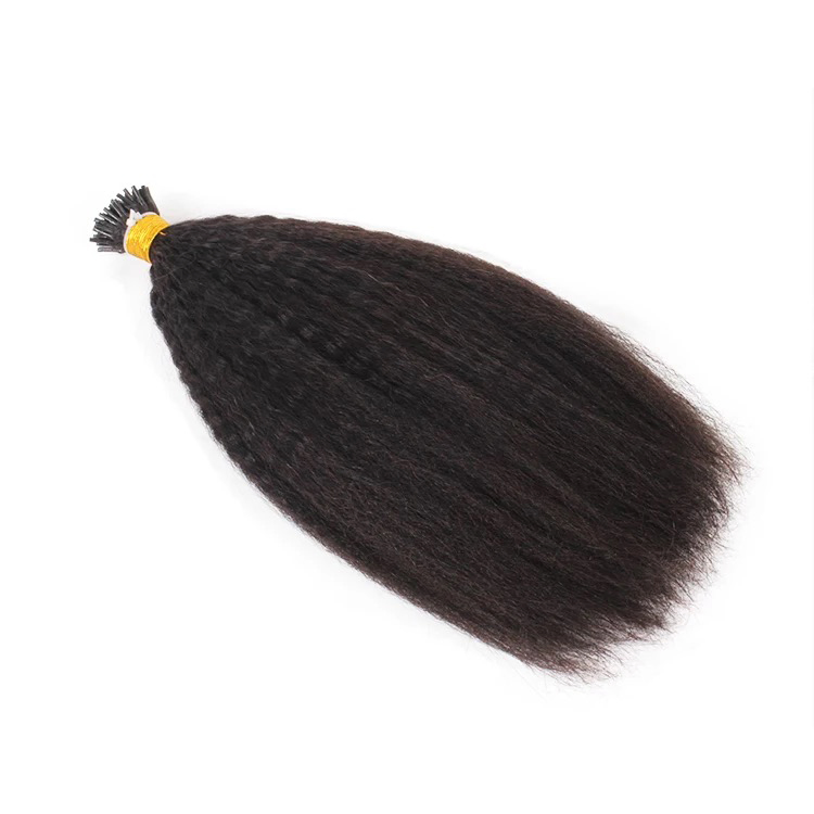 Body Wave I Tip Hair Extensions Microlinks Brazilian Virgin Hair Bulk 100% Human Hair Natural Black Color Hair for Women