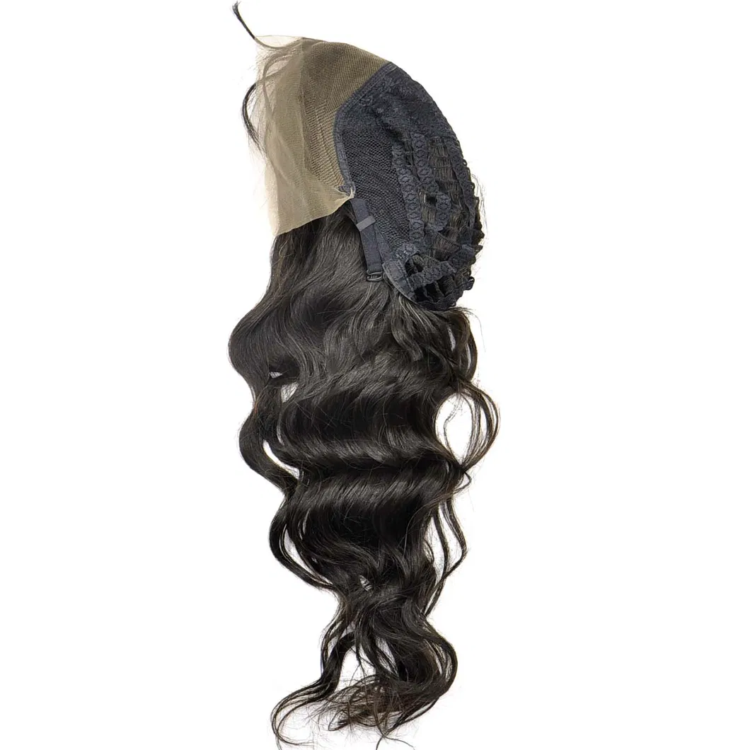 Brazilian Virgin Hair Front Lace Wigs (20Inch-Body wave)