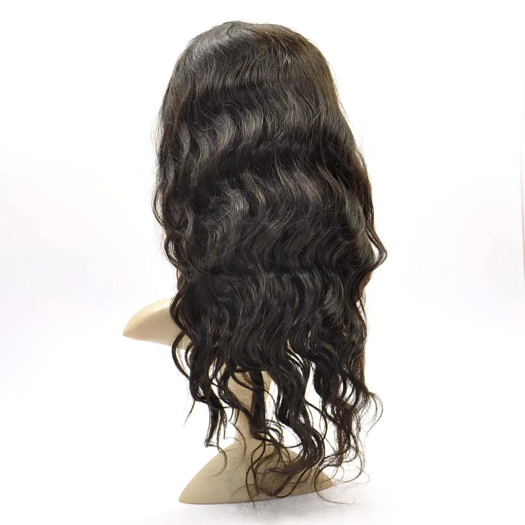 Brazilian Virgin Hair Front Lace Wigs (20Inch-Body wave)