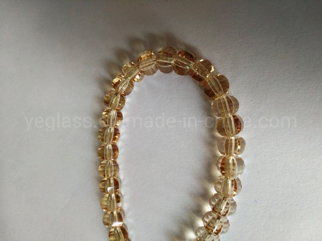 Charm Single Hole Small Luminous Round Crystal Ball Beads