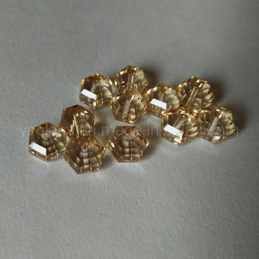 Charm Single Hole Small Luminous Round Crystal Ball Beads