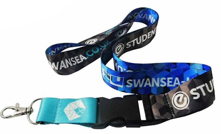 Cheap Custom Badge Reel Lanyard No Minimum Order