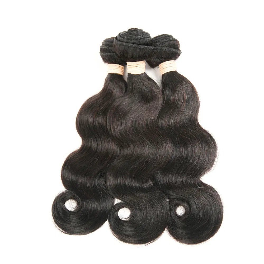 Cheapest Product Hair Extensions for Curly Virgin Hair Body Wave Thick Human Hair