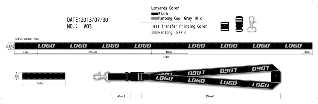 China Manufacturer Polyester Printing Lanyards, Woven Lanyard, ID Card Badge Holder, Promotion Neck Strap, Printed Safety Custom Lanyard Ribbon with Logo