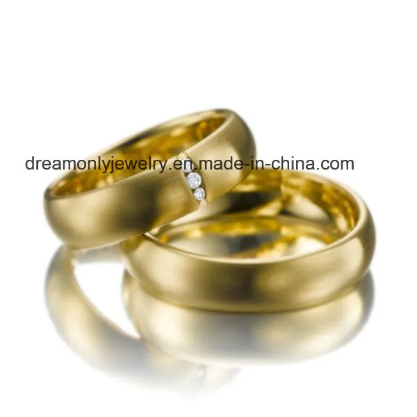 China Suppliers Jewelry Brass Dummy Wedding Ring His and Hers Promise Ring Wedding Rings