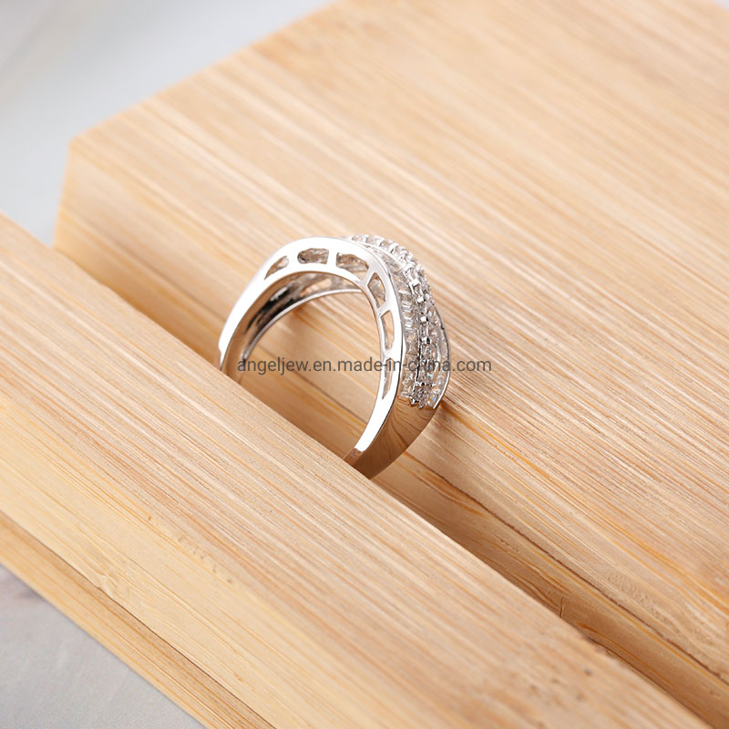 Classics 925 Sterling Silver Jewelry Luxury Elegant Ring AAA CZ Fine Ring for Wedding