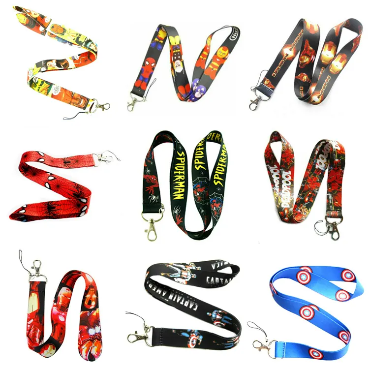 Cool Printed Logo Nylon Lanyard with No Minimum Order