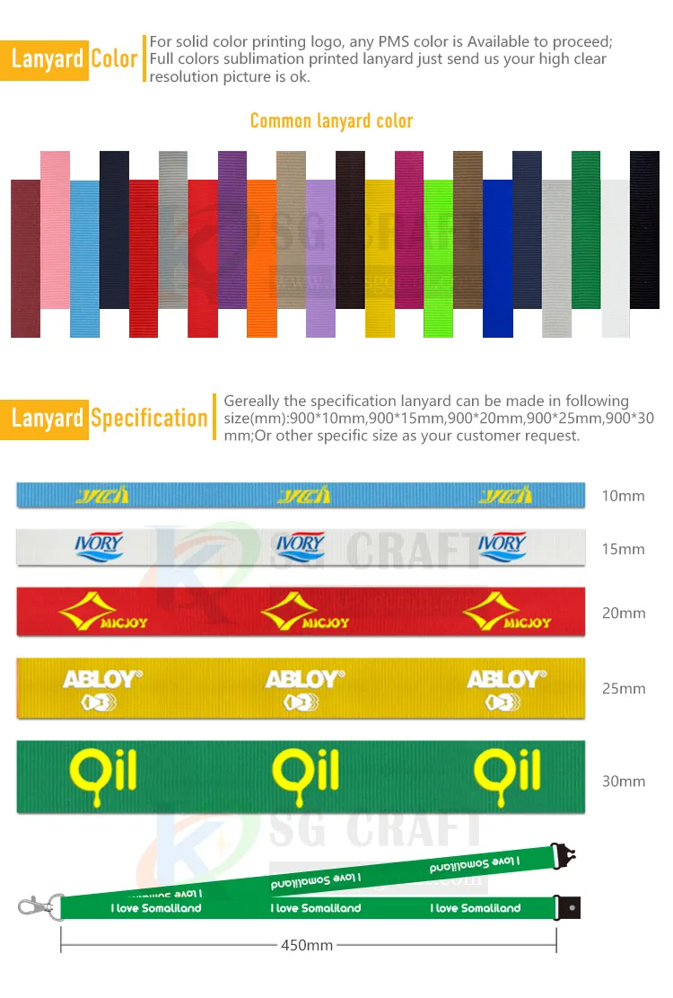 Custom Neck Strap LED Lanyardno Minimum Order Printed Polyester Lanyards with Logo Custom and ID Badge Holder