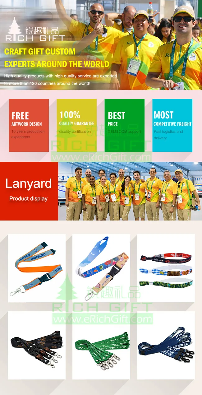 Customized Cheap Printed Woven College Cutetie Dye Cool Tag Card Holder Key Neck Strap Flat Polyester World Cup Blue Army Event Lanyard No Minimum Order