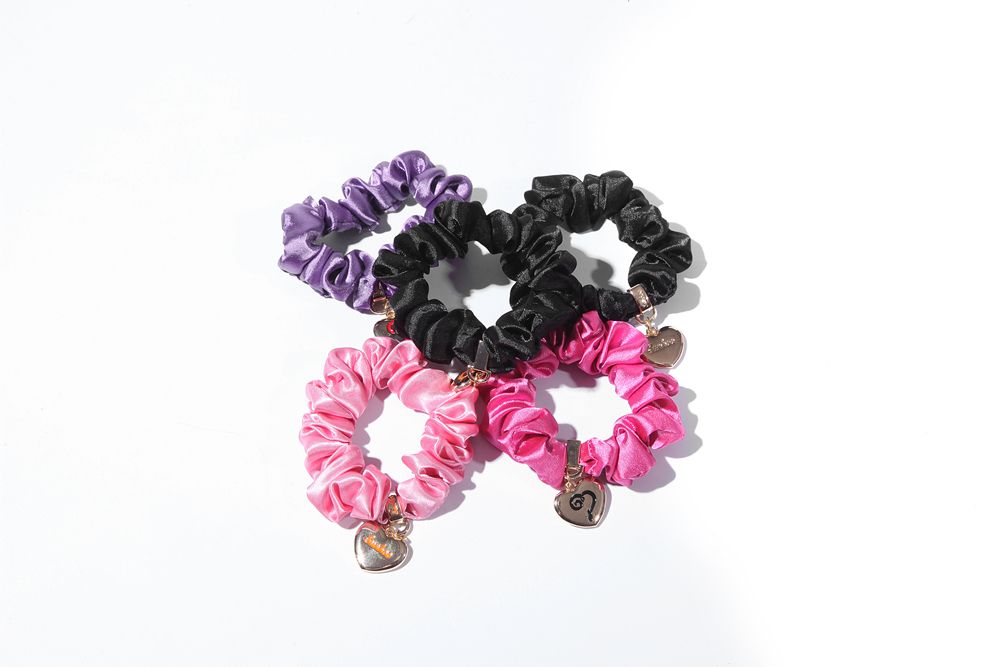 Customized Silk Satin Elastic Hairband for Girls